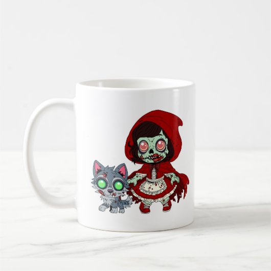 Zombie Red Riding Hood Koffiemok (Links)