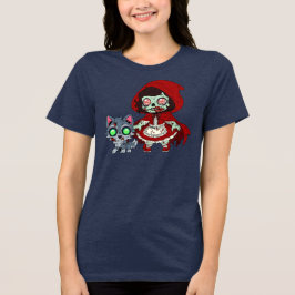 Zombie Red Riding Hood Tri-Blend Shirt