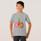 Zombie-reddingszwemmer zwembadfeest T-shirt (Voorkant volledig)