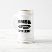 zombie repellent - het shotgun bierpul (Voorkant links)