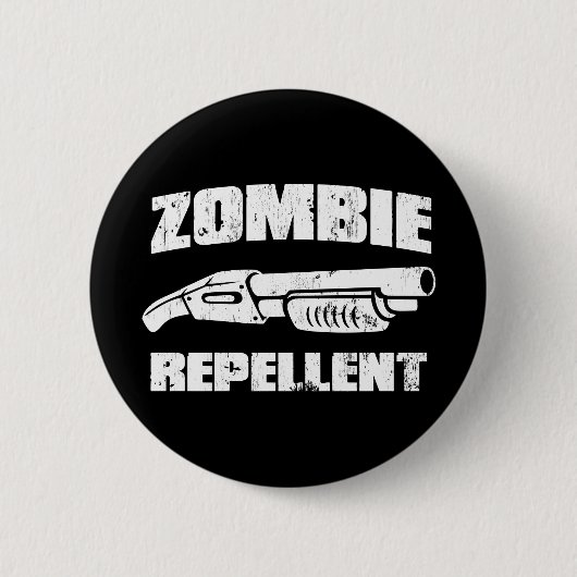 zombie repellent - het shotgun ronde button 5,7 cm (Voorkant)