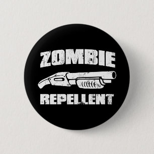 zombie repellent - het shotgun ronde button 5,7 cm