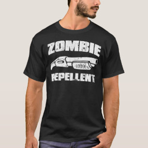 zombie repellent - het shotgun t-shirt