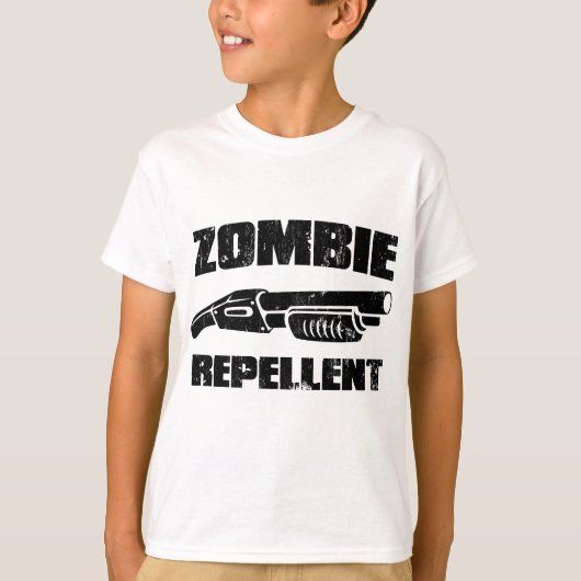 zombie repellent - het shotgun t-shirt (Voorkant)