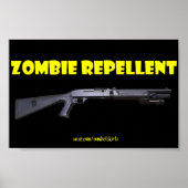 ZOMBIE REPELLENT POSTER (Voorkant)