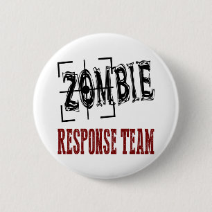 Zombie Respons Team Knop Ronde Button 5,7 Cm