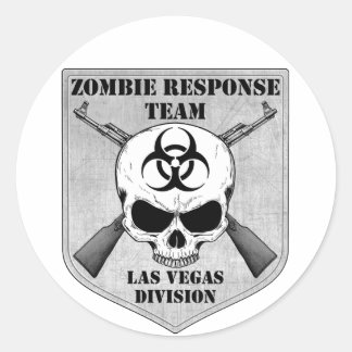 Zombie Respons Team: Las Vegas Division Ronde Sticker