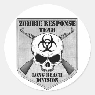 Zombie Respons Team: Long Beach Division Ronde Sticker