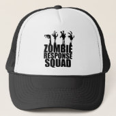 Zombie Response Squad Scary Arms die omhoog komen Trucker Pet (Voorkant)