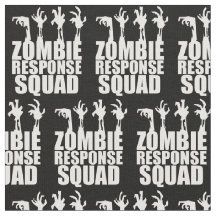 Zombie Response Squad Scary Hands Black White