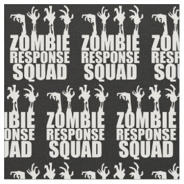 Zombie Response Squad Scary Hands Black White Stof