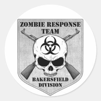 Zombie Response Team: Bakersfield Division Ronde Sticker