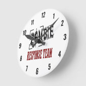 Zombie Response Team Clock Ronde Klok (Hoek)