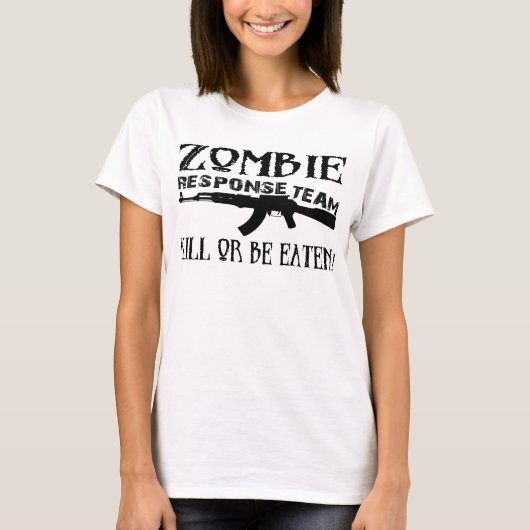 Zombie Response Team Geek T-shirt (Voorkant)