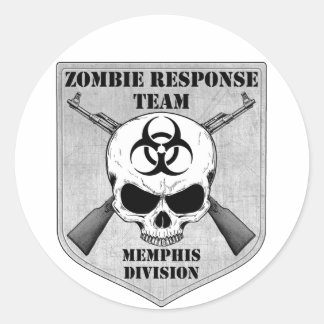 Zombie Response Team: Memphis Division Ronde Sticker
