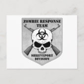 Zombie Response Team: Shreveport Division Uitnodiging Briefkaart (Voorkant)