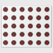 Zombie Response Walking Bio Dead Wrapping Paper Cadeaupapier (Vlak)