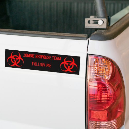 ZOMBIE-RESPONSIETEAM BUMPERSTICKER (Op Truck)