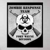 Zombie-responsteam: Afdeling Fort Wayne Poster (Voorkant)