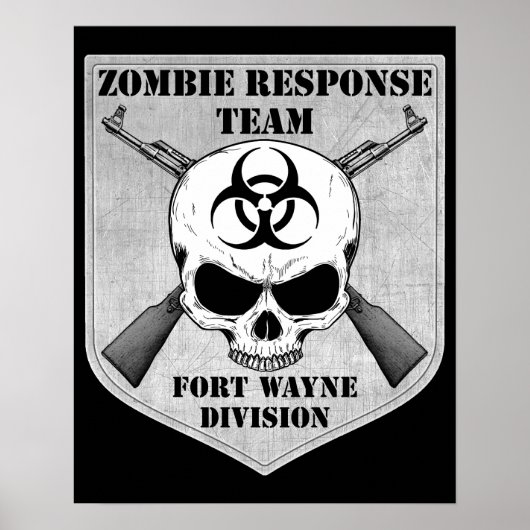 Zombie-responsteam: Afdeling Fort Wayne Poster (Voorkant)