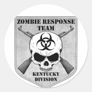 Zombie-responsteam: Afdeling Kentucky Ronde Sticker