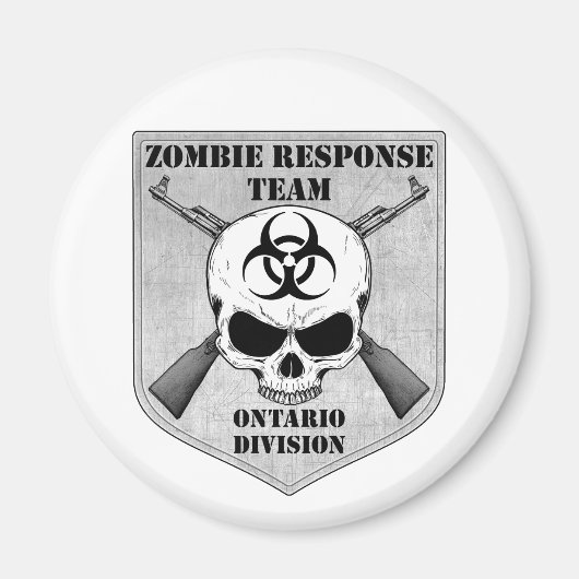 Zombie-responsteam: Afdeling Ontario Magneet (Voorkant)