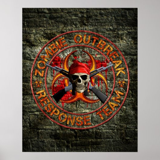 Zombie-responsteam Poster (Voorkant)