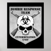 Zombie-responsteam Poster (Voorkant)