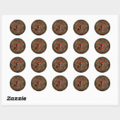 Zombie-responsteam Ronde Sticker (Vel)