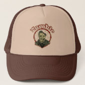 Zombie Retro - Lite Green Trucker Pet (Voorkant)