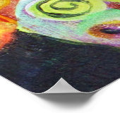 Zombie Retro pop kunst Poster (Hoek)