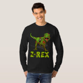Zombie Rex Zombiesaurus Z Rex Halloween Kostuum Bo T-shirt (Voorkant volledig)