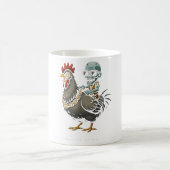 Zombie Rider Chicken - Crazy Coffee Mok (Center)