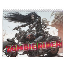 Zombie Rijder Kunstkalender