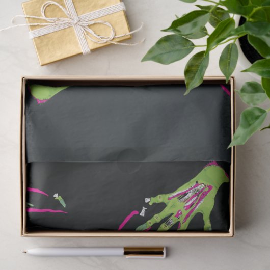 Zombie Rippin’ Poppin’ Funky Fun Ghoulish Tissuepapier (Geschenk)