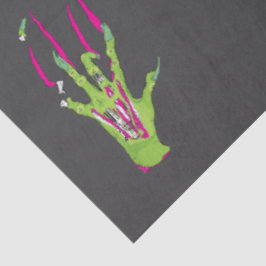 Zombie Rippin' Scary Funky Fun Ghoulish Tissuepapier