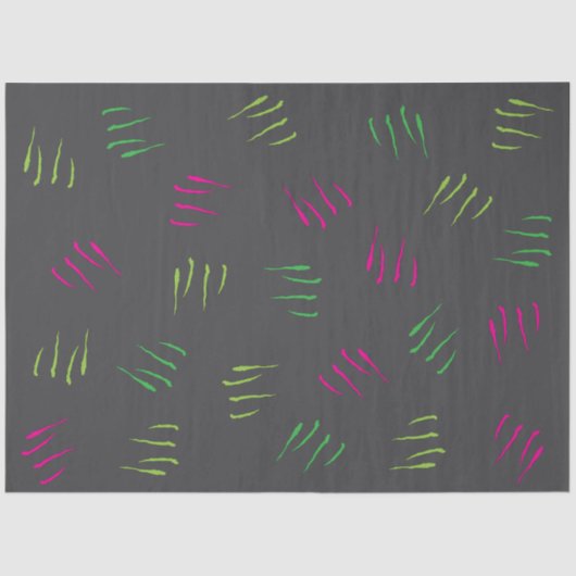 Zombie Rips Fun Funky Funny Tissuepapier (Voorkant)