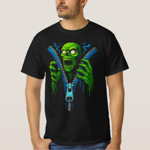 Zombie Rits Illusie   3D Horror Grafische T-shirt 