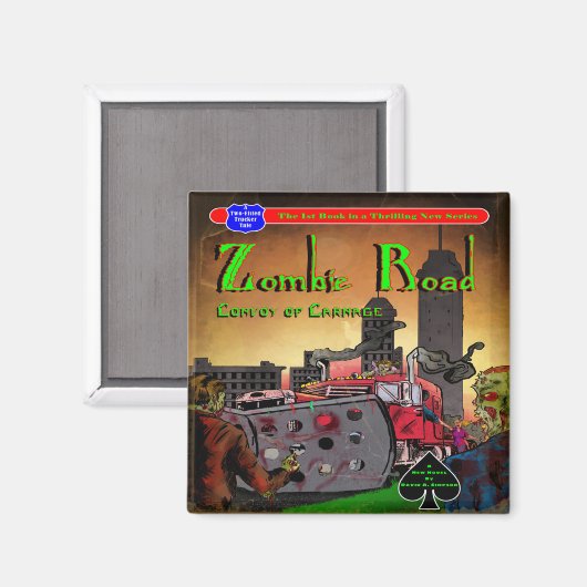 Zombie Road: Convoy of Carnage Magnet (Voorkant / Achterkant)