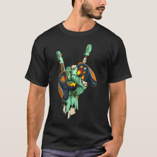 Zombie Rock Hand die Monster Gamecontroller vastho T-shirt
