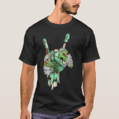 Zombie Rock Hand Holding Mummy Gaming Controller g T-shirt (Voorkant)