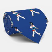 Zombie Rock 'n' Roll Star Stropdas (Opgerold)