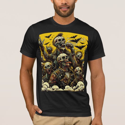 Zombie Rock Revolution T-shirt (Voorkant)