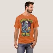 Zombie Rockhe Mic For Rockstars Music Zombie famil T-shirt (Voorkant volledig)