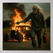 Zombie Rodder artwork Poster (Voorkant)