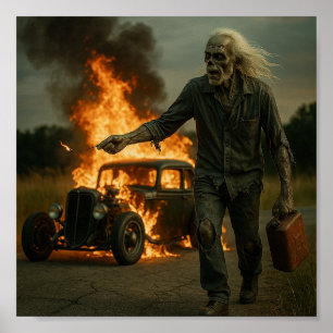 Zombie Rodder artwork Poster