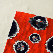 ZOMBIE Rode ogen B Strandlaken (In situ)