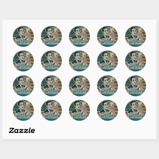 Zombie Romney Sticker Set (Vel)