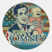 Zombie Romney Sticker Set (Voorkant)