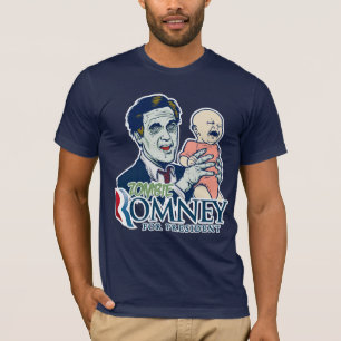 Zombie Romney voor President Shirt